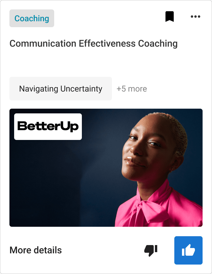BetterUp Card Learning e