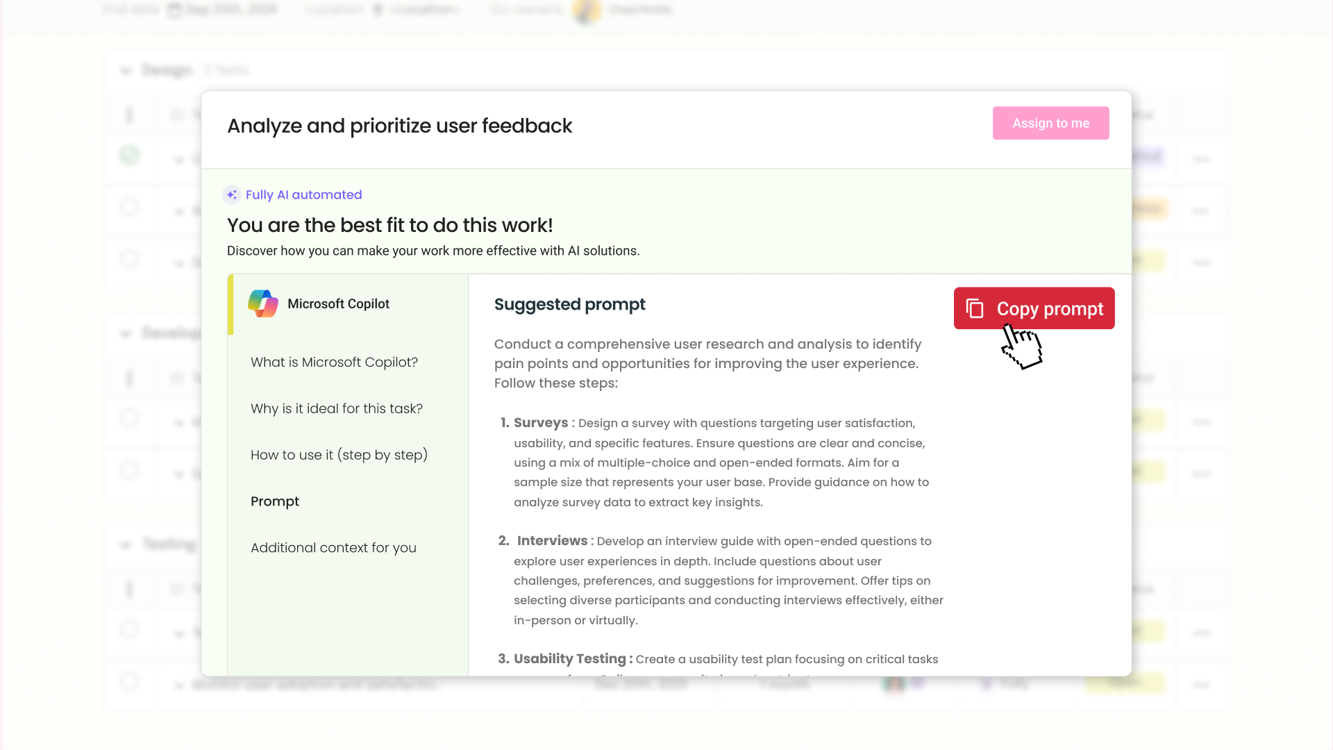 Contextual AI Prompts